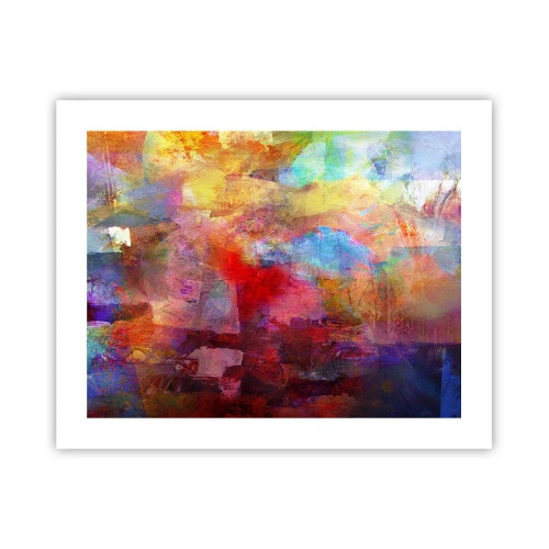 Poster - Schau in den Regenbogen - 50x40 cm