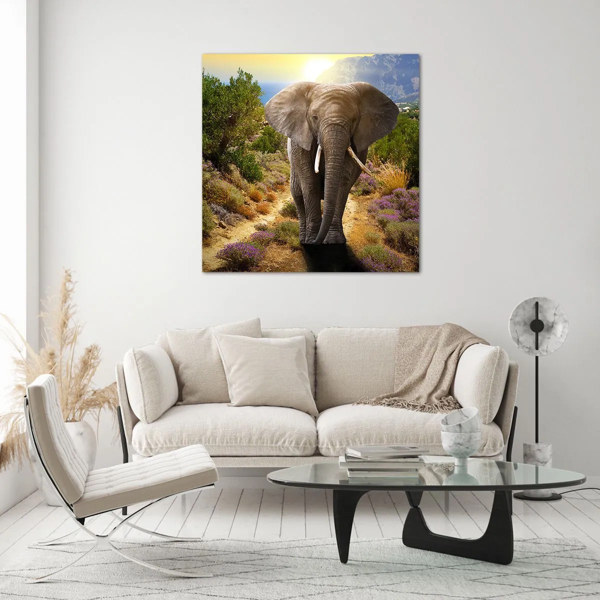 Glasbild - Bild auf glas - So sah Eden aus - 30x30 cm