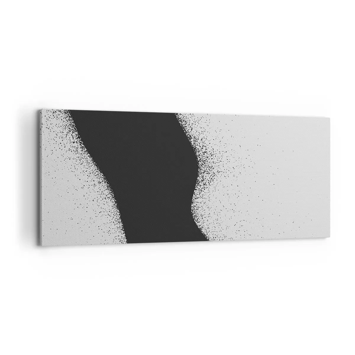 Bild auf Leinwand - Leinwandbild - Flüssiges Gleichgewicht - 100x40 cm