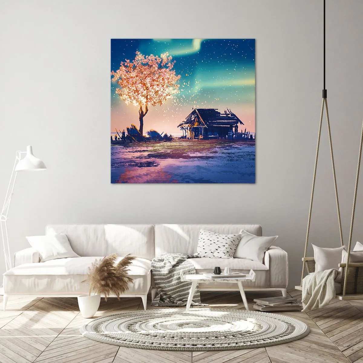 Bild auf Leinwand - Leinwandbild - Die Natur vergeht nicht - 40x40 cm