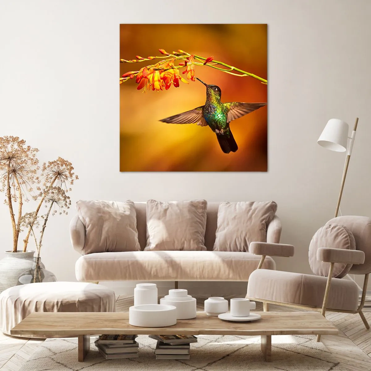 Bild auf Leinwand - Leinwandbild - Ein Lichtbote nach den Maya - 40x40 cm