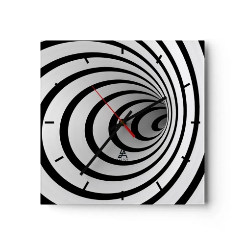 Wanduhr - Glasuhr - Sie können dem auch nicht widerstehen? - 40x40 cm