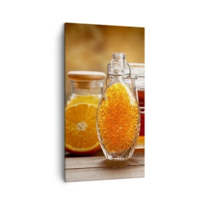 Bild auf Leinwand - Leinwandbild - Sonnige Aromen und Düfte - 45x80 cm