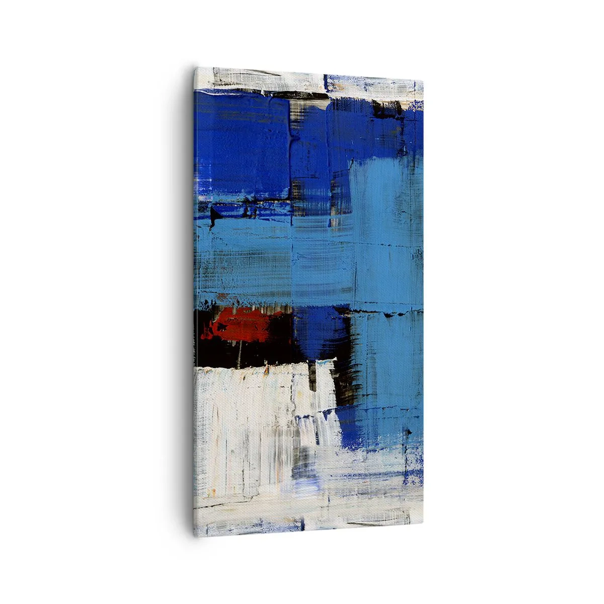 Bild auf Leinwand - Leinwandbild - Geheimnis ist blau - 55x100 cm