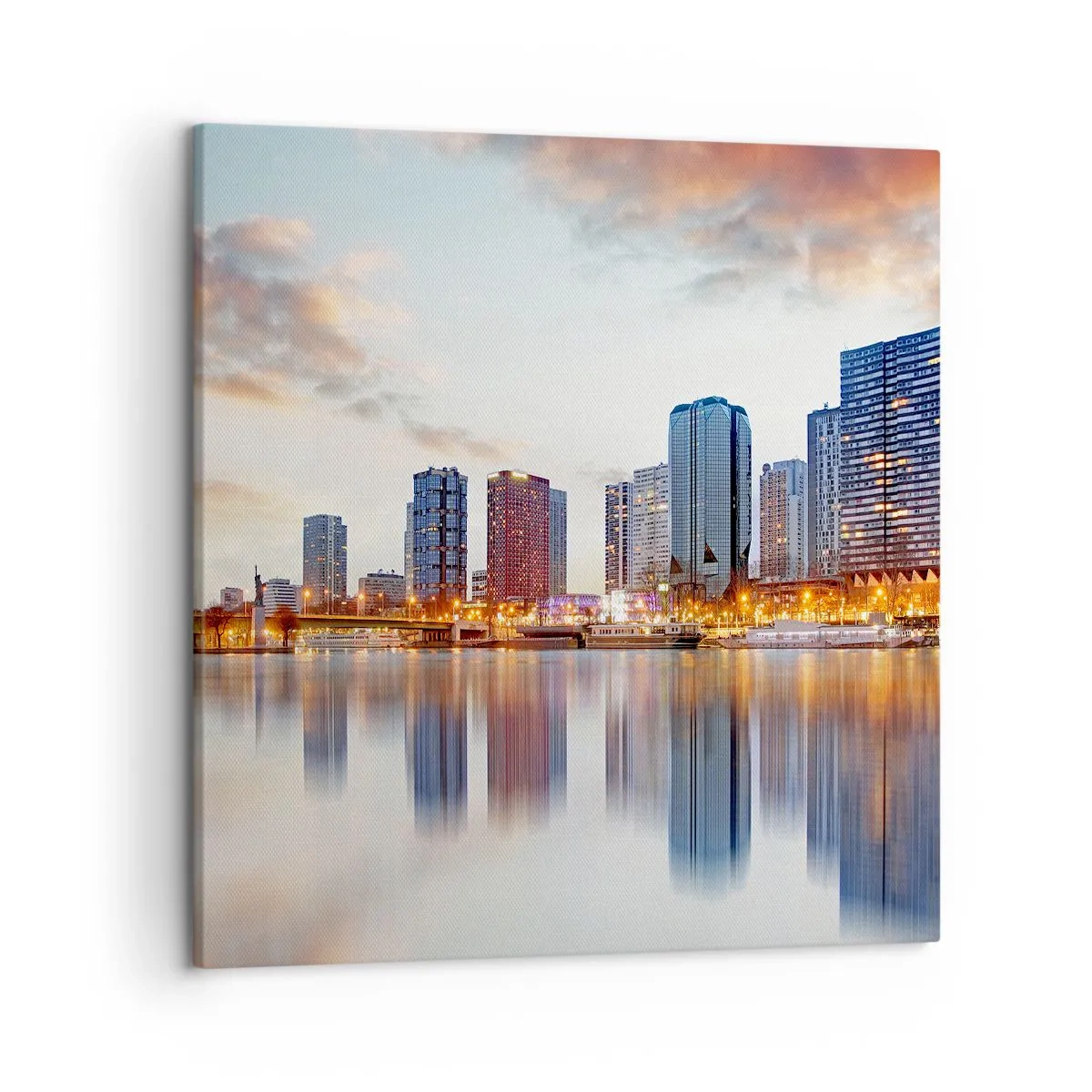 Bild auf Leinwand - Leinwandbild - Die monumentale Ruhe von Paris - 50x50 cm