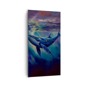 Bild auf Leinwand - Leinwandbild - Willkommen in meiner Welt - 65x120 cm