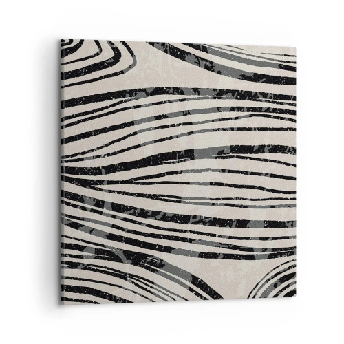 Bild auf Leinwand - Leinwandbild - Linienpool - 50x50 cm