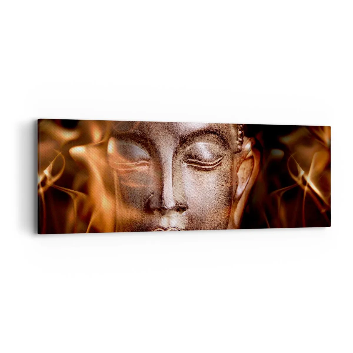 Bild auf Leinwand - Leinwandbild - Es existiert nur hier und jetzt - 90x30 cm