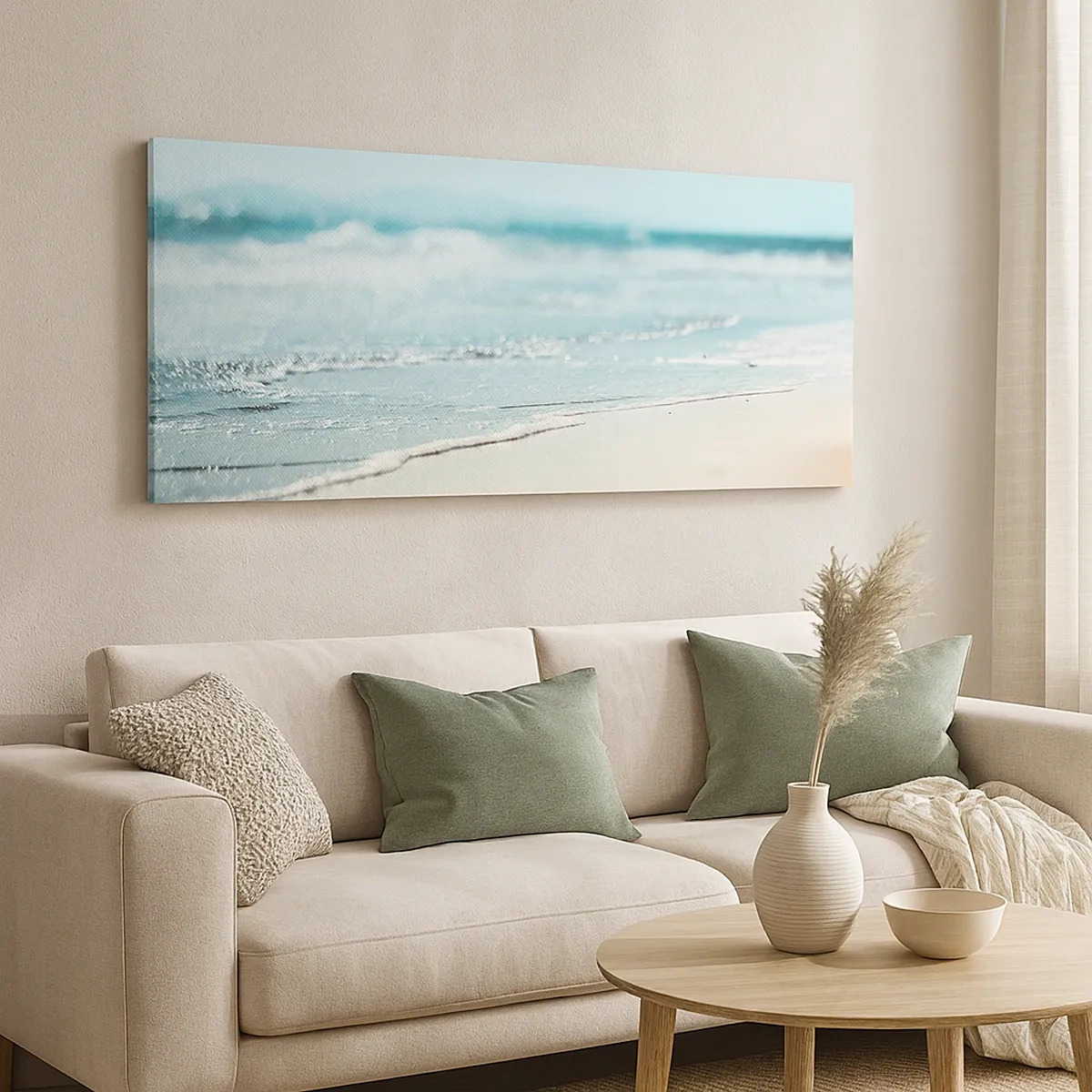 Bild auf Leinwand - Leinwandbild - Hitze und Lärm - 30x30 cm