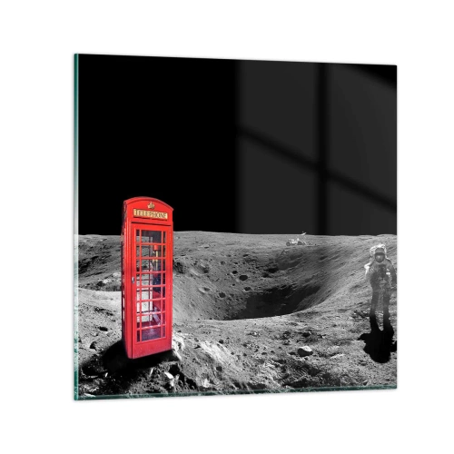 Glasbild - Bild auf glas - Ein kosmischer Witz - 60x60 cm