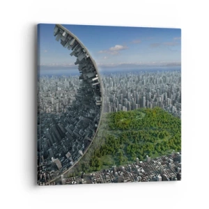 Bild auf Leinwand - Leinwandbild - Die Natur ist ewig - 40x40 cm