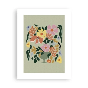 Poster - Strauß voller Leben - 30x40 cm