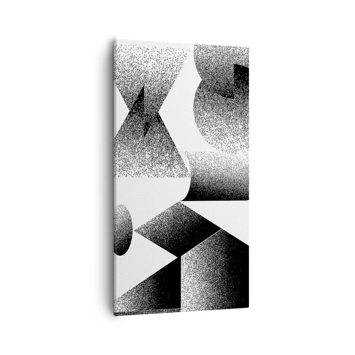 Bild auf Leinwand - Leinwandbild - Winkel und Ovale - 55x100 cm