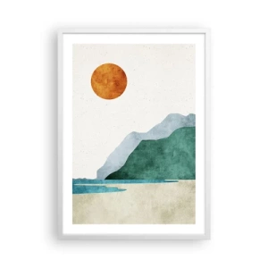 Poster in einem weißen Rahmen - Landschaft, wie sie sein sollte - 50x70 cm