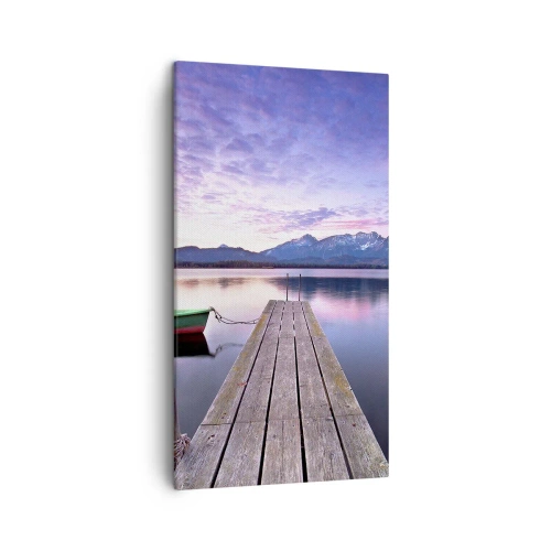 Bild auf Leinwand - Leinwandbild - Freundliche Stille - 45x80 cm