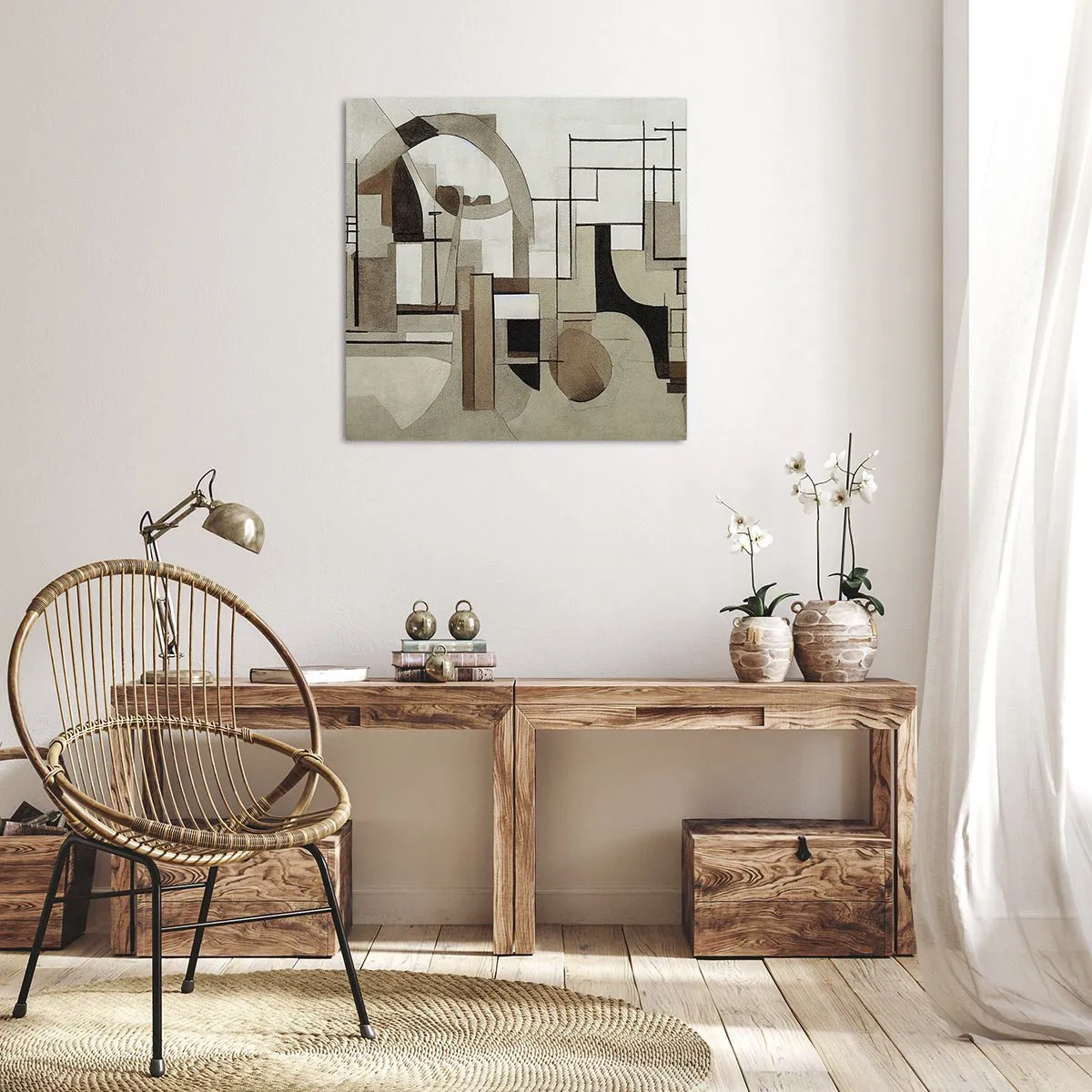 Bild auf Leinwand - Leinwandbild - Stadtbild 2.0 - 30x30 cm