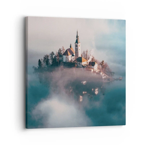 Bild auf Leinwand - Leinwandbild - Trauminsel - 30x30 cm