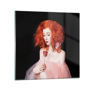 Glasbild - Bild auf glas - Im barocken Stil - 30x30 cm