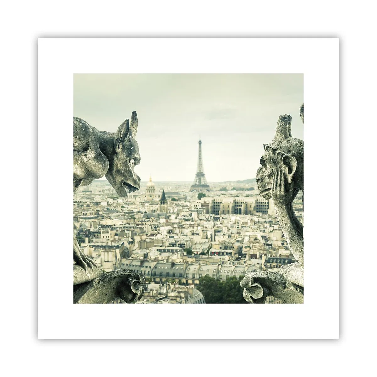 Poster - Pariser Plaudern - 30x30 cm