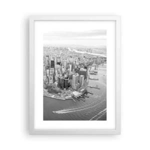 Poster in einem weißen Rahmen - Und wie kann es man nicht lieben? - 30x40 cm