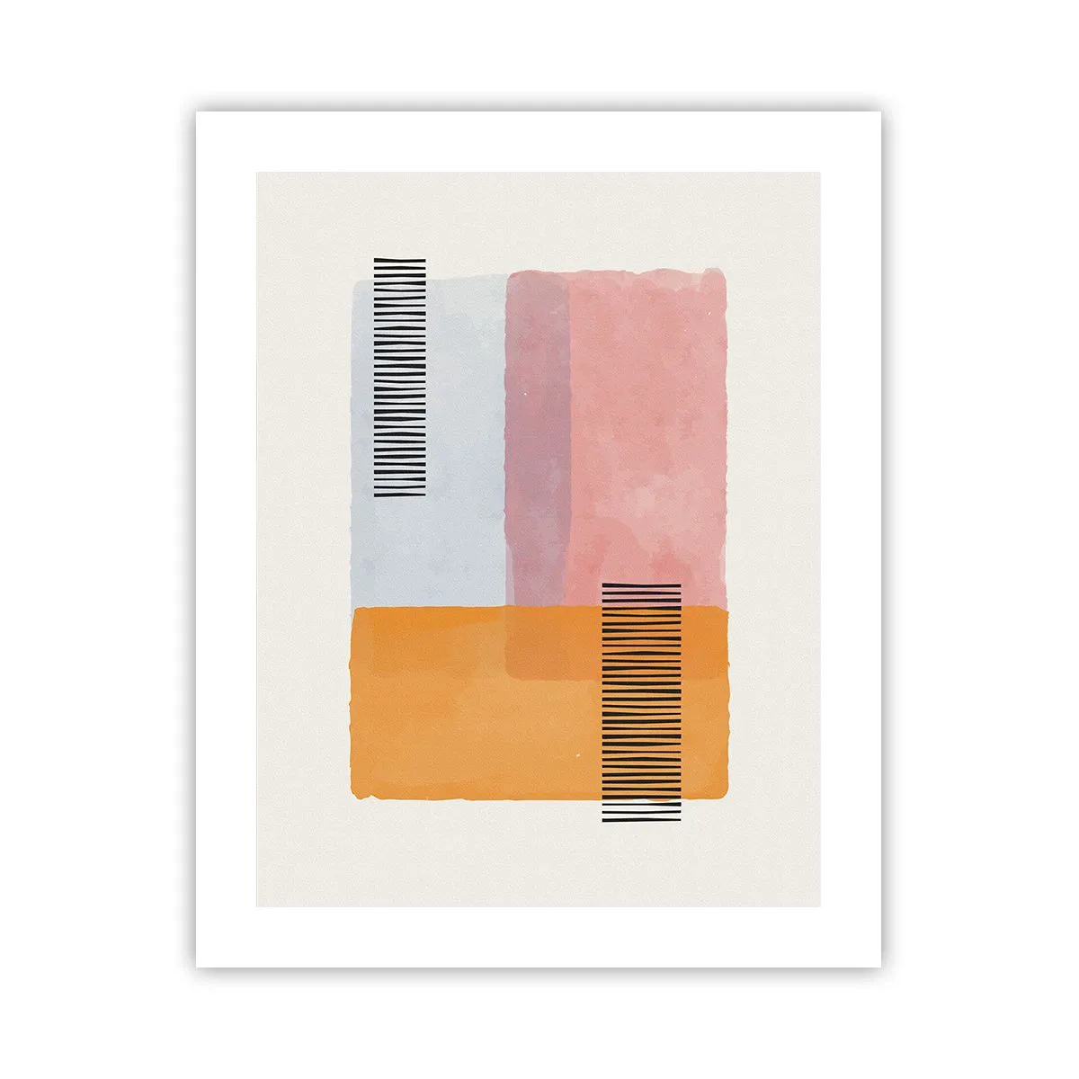 Poster - Von Ecke zu Ecke - 40x50 cm