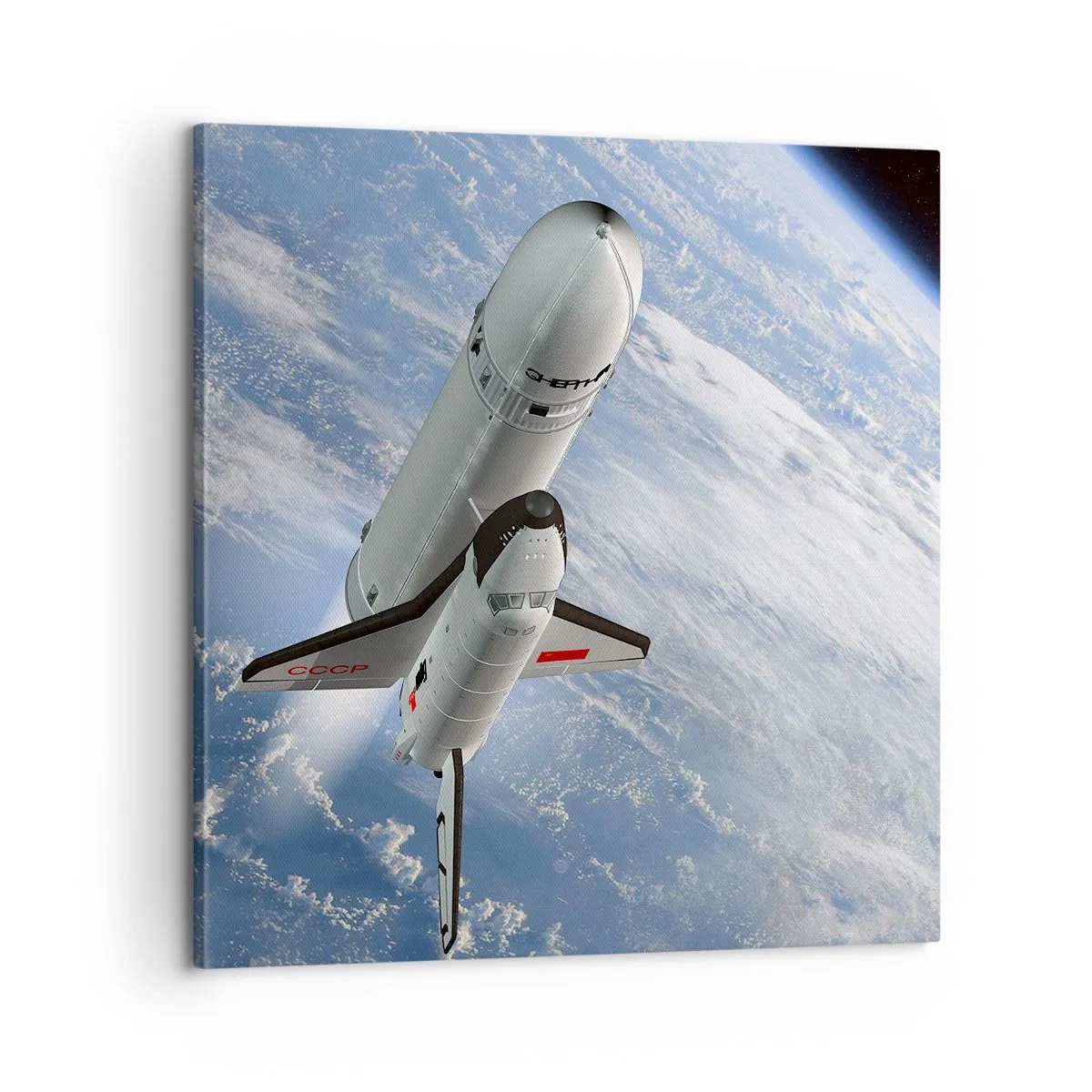 Bild auf Leinwand - Leinwandbild - Kosmischer Aufstieg - 60x60 cm