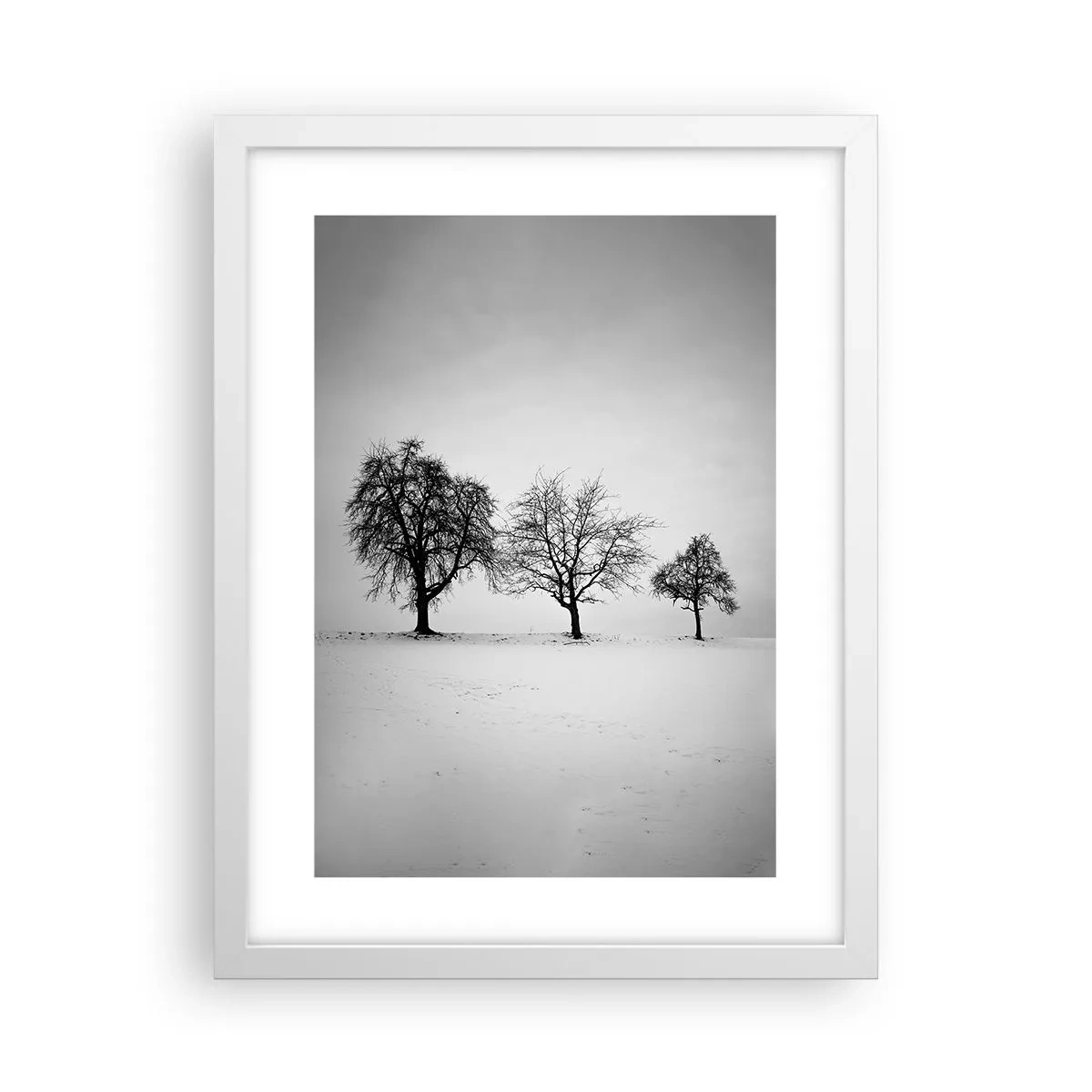 Poster in einem weißen Rahmen - Wovon träumen sie? - 30x40 cm