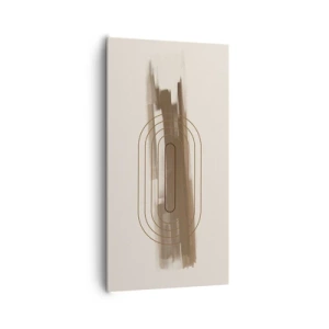 Bild auf Leinwand - Leinwandbild - Ein Hauch von Grau - 65x120 cm