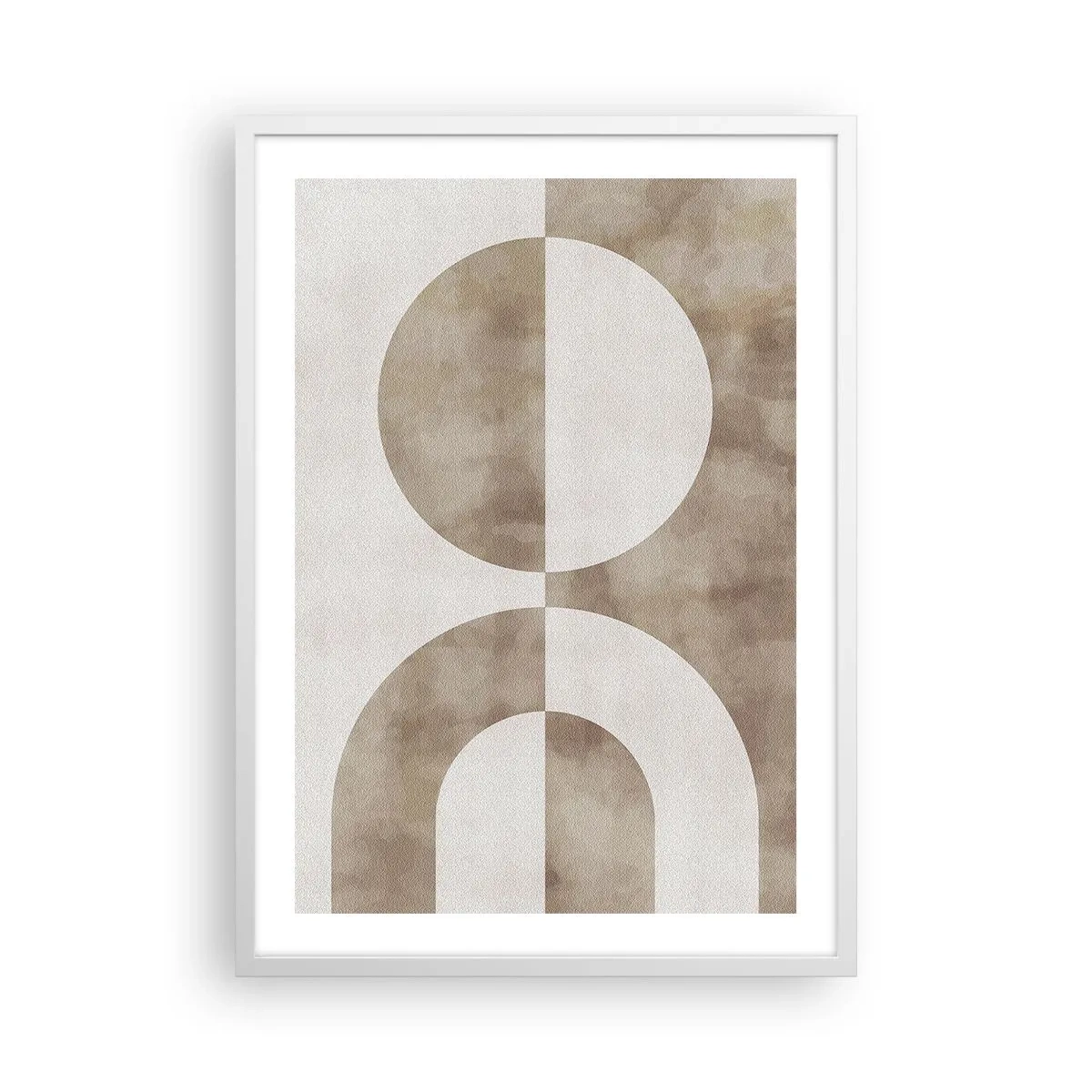 Poster in einem weißen Rahmen - Ähnlichkeiten und Unterschiede - 50x70 cm