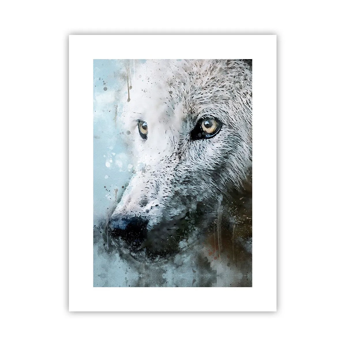 Poster - Lerne die Wolfsseele kennen - 30x40 cm