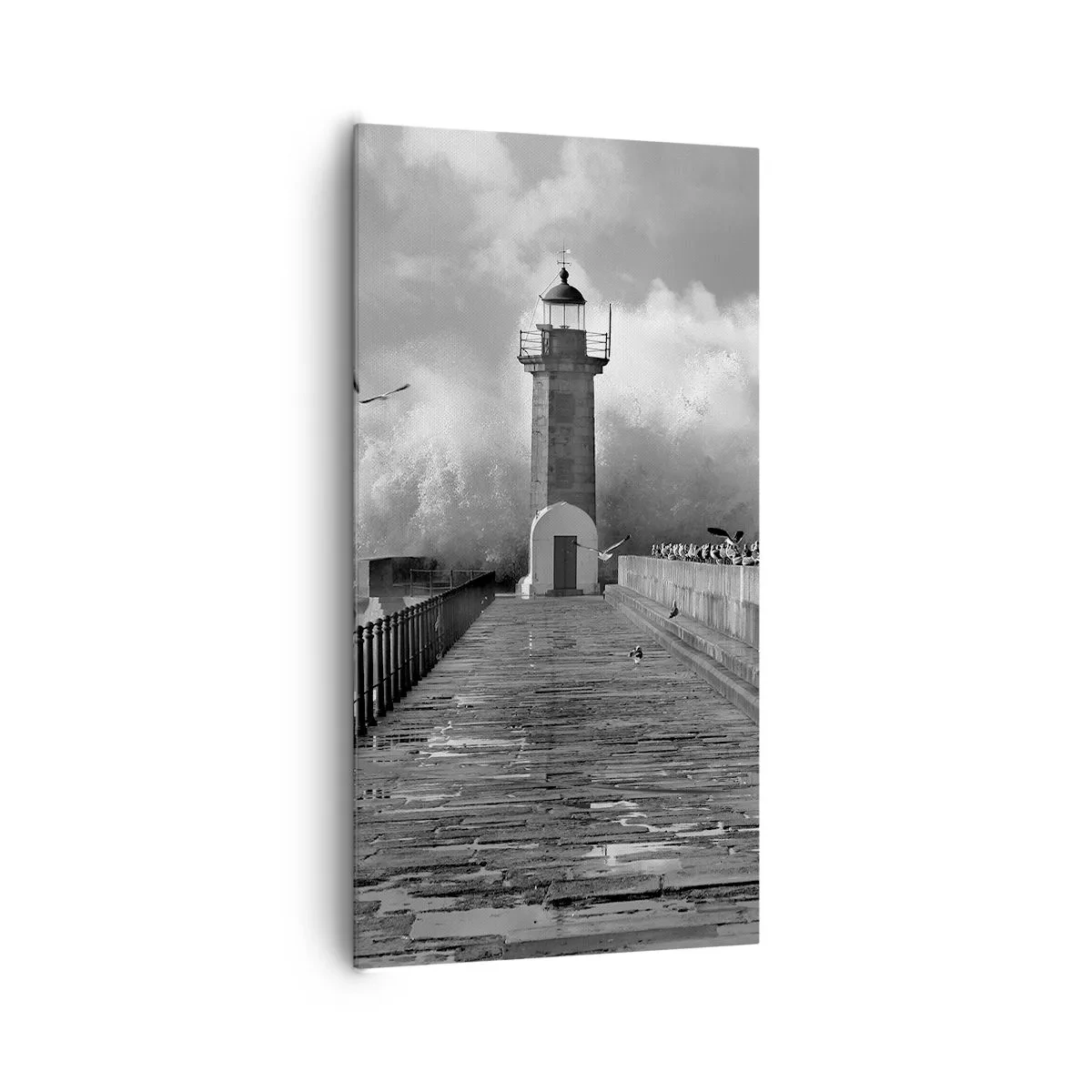 Bild auf Leinwand - Leinwandbild - Furchtlos - 65x120 cm