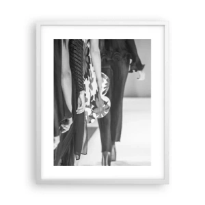 Poster in einem weißen Rahmen - Eine stilvolle Parade - 40x50 cm