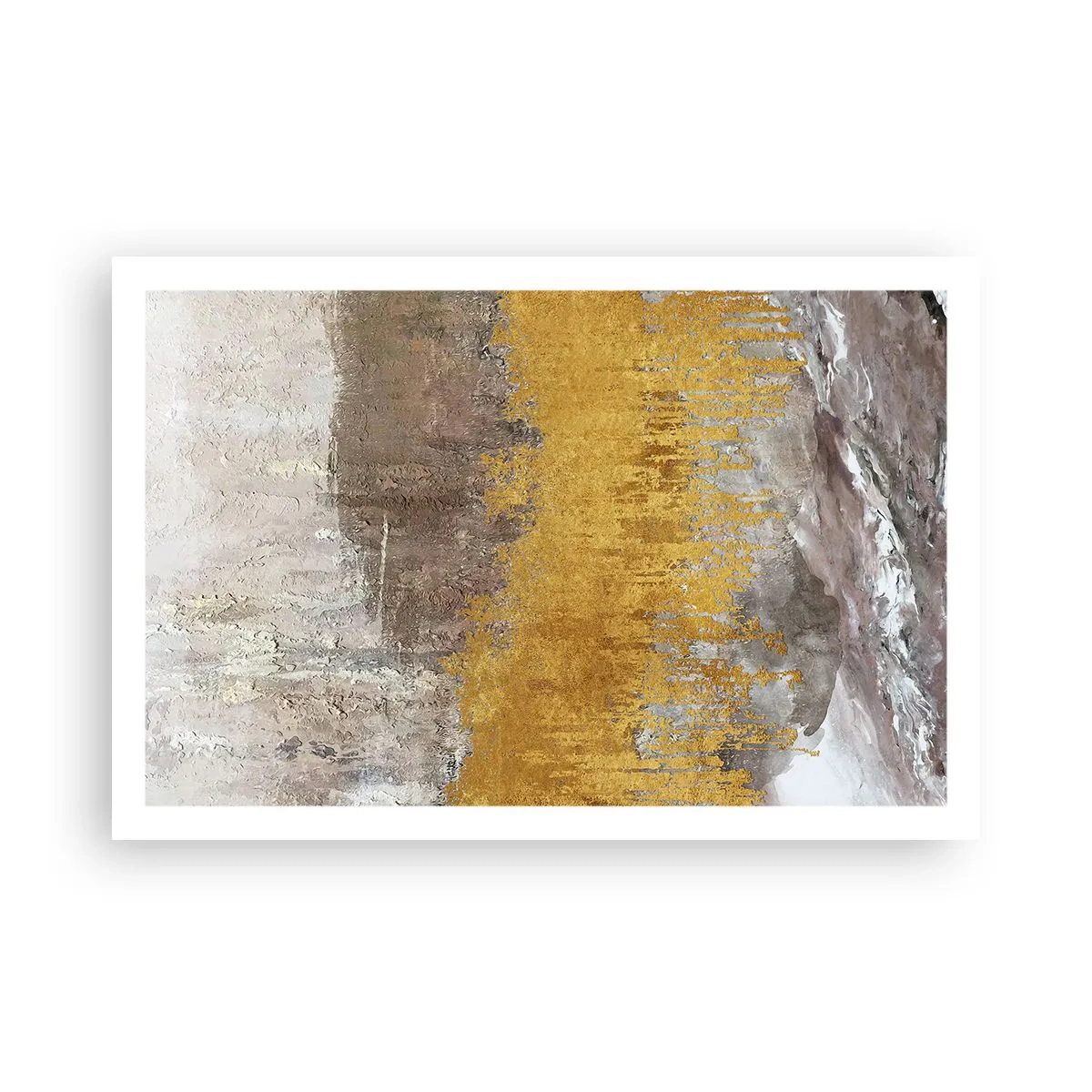 Poster - Goldene Explosion - 91x61 cm