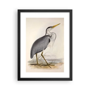 Poster in einem schwarzem Rahmen - Reiher Gnade - 30x40 cm