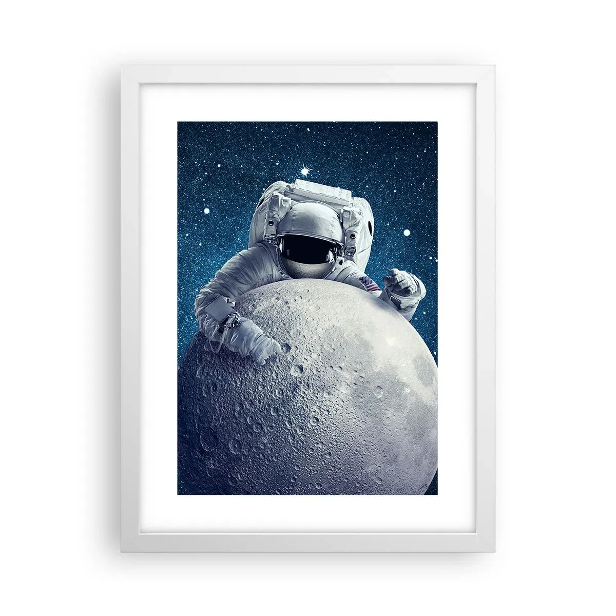 Poster in einem weißen Rahmen - Weltraumjoker - 30x40 cm