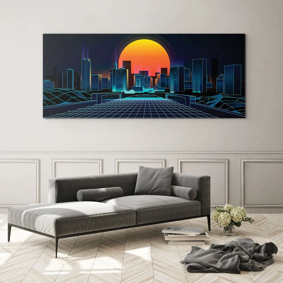 Glasbild - Bild auf glas - Willst du immer noch zu Real gehen? - 90x30 cm