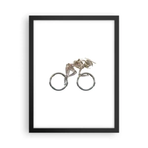 Poster in einem schwarzem Rahmen - Eine tolle Maschine - 30x40 cm