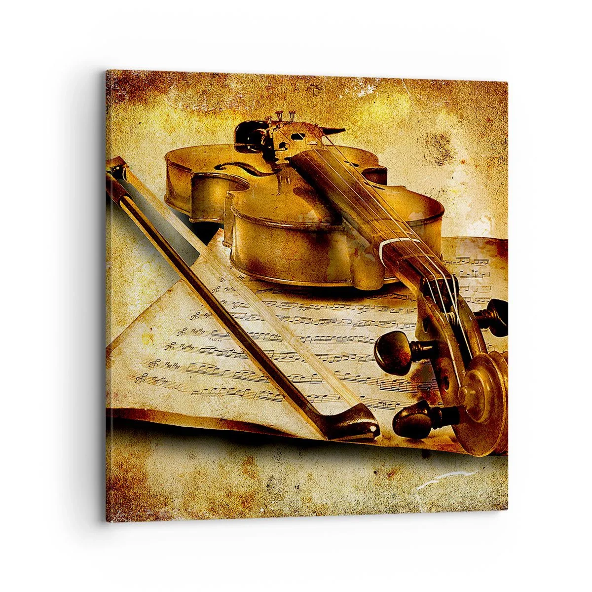 Bild auf Leinwand - Leinwandbild - Ein Virtuose dringend benötigt - 70x70 cm