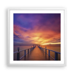 Poster in einem weißen Rahmen - Ohne Ende - 50x50 cm