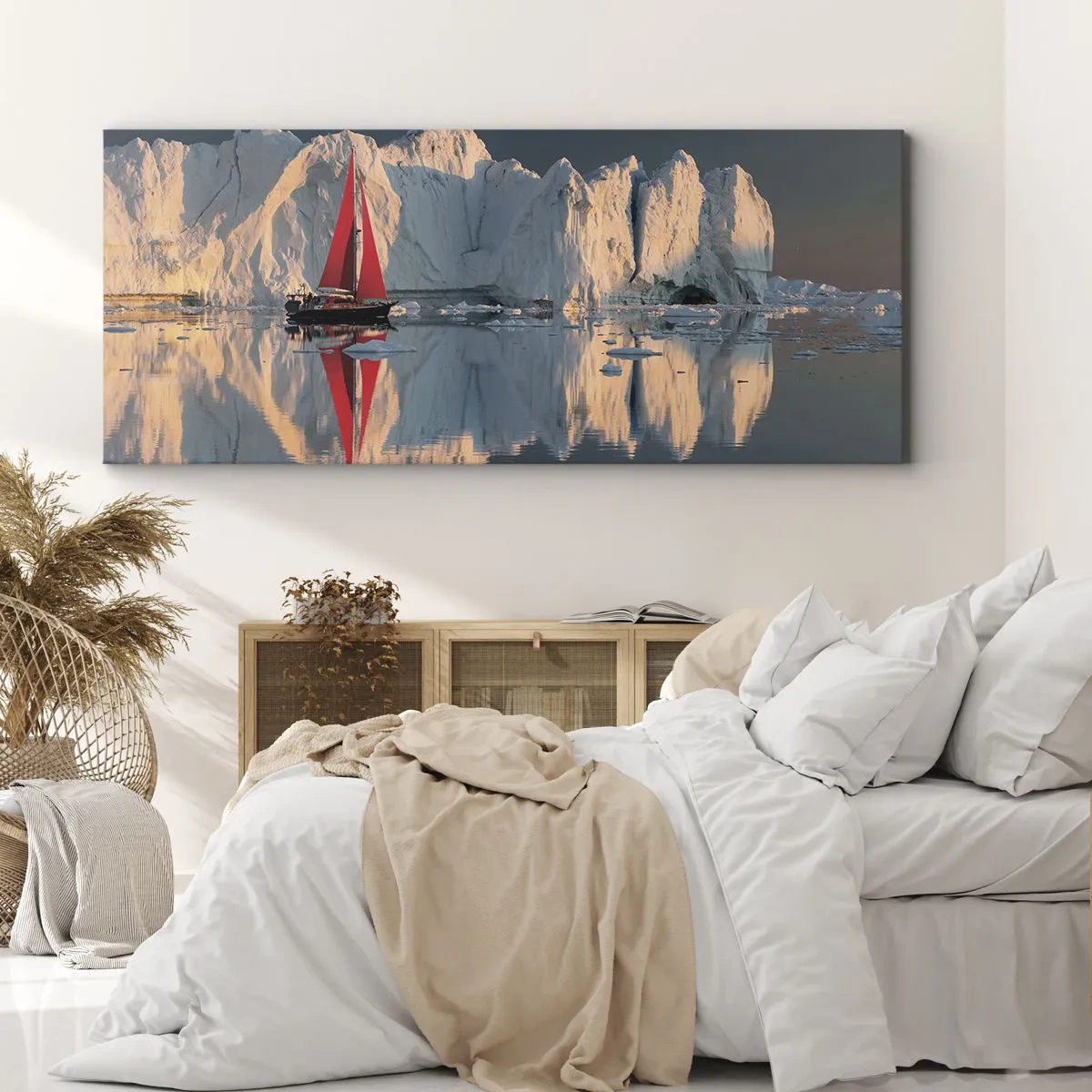 Bild auf Leinwand - Leinwandbild - Am Rande der Welt - 90x30 cm