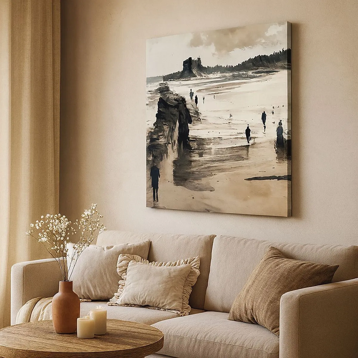 Bild auf Leinwand - Leinwandbild - Einberufen - 30x30 cm