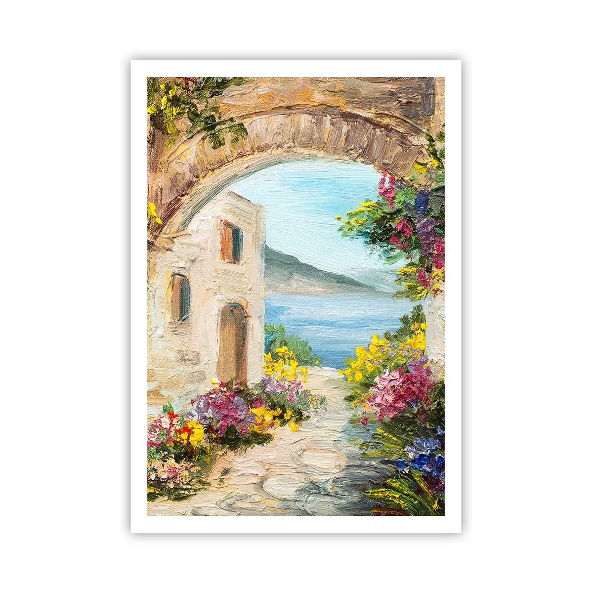 Poster - Charme einer Küstenprovinz - 70x100 cm