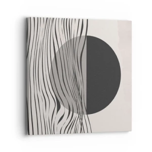 Bild auf Leinwand - Leinwandbild - Halbe Komposition - 30x30 cm