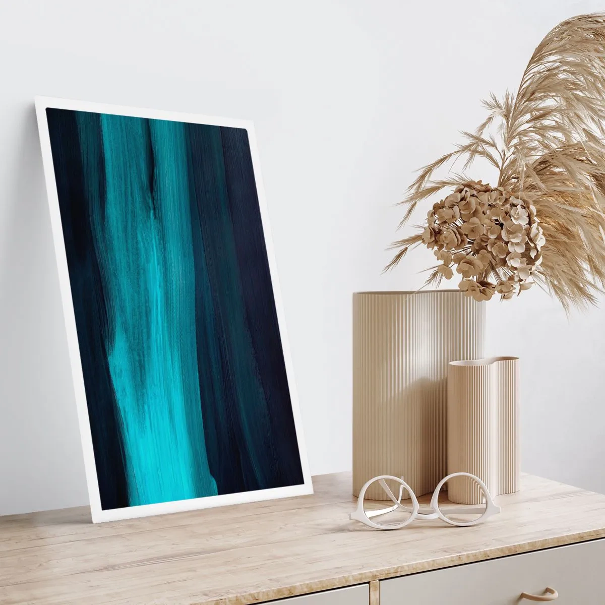 Poster - Gehen Sie mit dem Strom - 30x40 cm