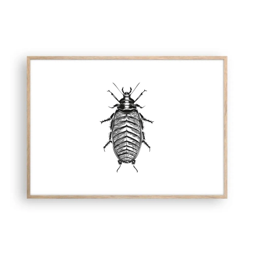 Poster in einem Rahmen aus heller Eiche - Was für ein Exemplar! - 100x70 cm