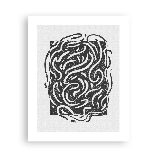 Poster - Abstraktion: Freudentanz - 40x50 cm