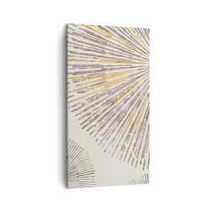 Bild auf Leinwand - Leinwandbild - Schönheit des Strahls - 45x80 cm