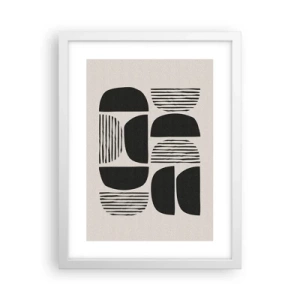 Poster in einem weißen Rahmen - Halbherzige Deals - 30x40 cm