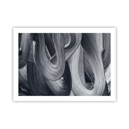 Poster - Die Fließfähigkeit der Realität - 70x50 cm