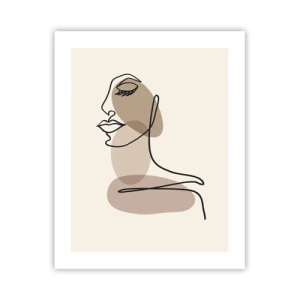 Poster - Sich selbst zugehört - 40x50 cm